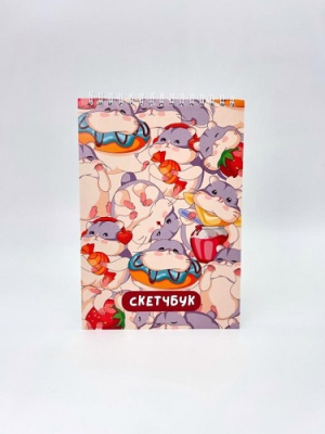 Фото Скетчбук 40л 140х200мм на гребне Хомячки 17081 от производителя, с доставкой по Хабаровску