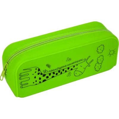 Фото Пенал deVENTE Длинношеее 20x8x5,5см силикон неон зеленый 7025237  от производителя, с доставкой по Хабаровску