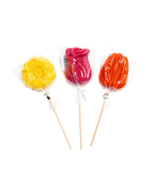 Карамель леденцовая на палочке Цветы Botanical 30г 10009261