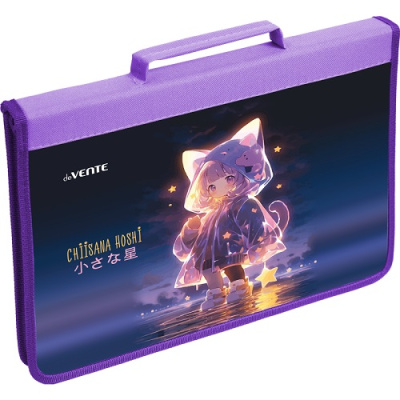 Фото Папка для тетрадей А4 на молнии с ручками deVENTE Chiisana Hoshi 8057570 от производителя, с доставкой по Хабаровску
