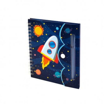 Фото Подарочный блокнот 150х130мм 46л линейка на гребне с ручкой Alingar К солнцу AL10116/2 от производителя, с доставкой по Хабаровску