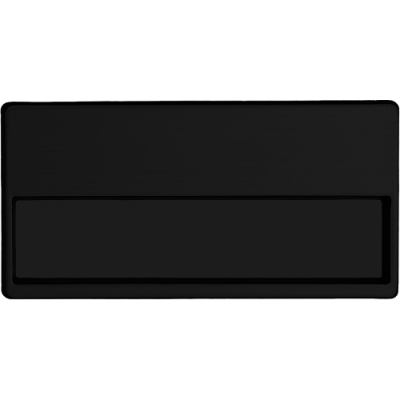 Фото Бейдж-табличка горизонтальный 33х68мм на магните deVENTE черный 4010404 от производителя, с доставкой по Хабаровску
