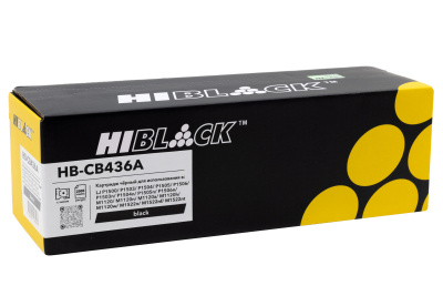 Картридж Hi-Black (HB-CB436A) для HP LJ P1505/M1120/M1522, 2K