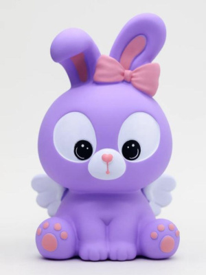 Фото Копилка пластиковая Angel bunny purple 1043-15B от производителя, с доставкой по Хабаровску