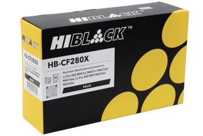 Картридж Hi-Black (HB-CF280X) для HP LJ Pro 400 M401/Pro 400 MFP M425, 6,9K
