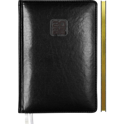 Фото Еженедельник А4 2026 deVENTE Bravo 128стр иск кожа черный 2236608 от производителя, с доставкой по Хабаровску