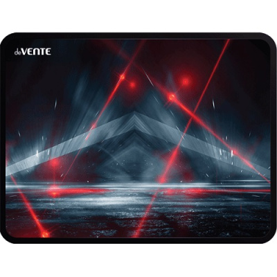 Фото Коврик для мыши deVENTE резина+ткань черный/красный 4107307 от производителя, с доставкой по Хабаровску