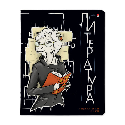 Фото Тетрадь 48л А5 линейка ЗВЕРОБУДНИ Литература 7-48-1254/02 от производителя, с доставкой по Хабаровску