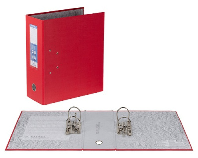 Фото Папка-регистратор 125мм PVC+картон 2 арочных механизма Expert Complete красная 251543 от производителя, с доставкой по Хабаровску