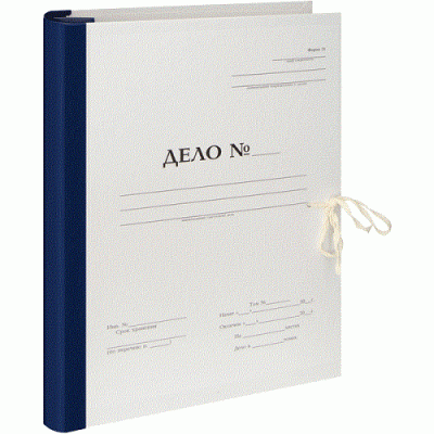 Фото Папка архивная для переплета Форма21 50мм (310х225мм) с гребешками 4отв 2завязки deVENTE 3010001 от производителя, с доставкой по Хабаровску