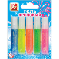 Фото Набор красок витражных Луч  5цв 5мл Неон 12С884-08/12С886-08 от производителя, с доставкой по Хабаровску