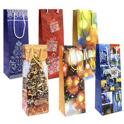 Фото Пакет подарочный под бутылку от производителя, с доставкой по Хабаровску