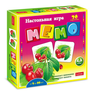 Фото ИГРА Настольная МЕМО 36 карточек Фруктовый коктейль 36ИнМ_11098 от производителя, с доставкой по Хабаровску