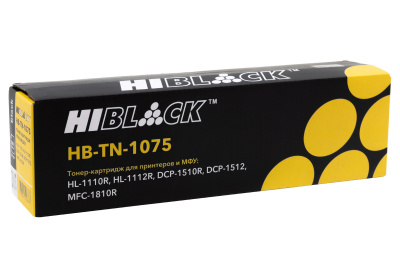 Тонер-картридж Hi-Black (HB-TN-1075) для Brother HL-1110R/1112R/DCP1510R/1512/MFC1810R, 1K