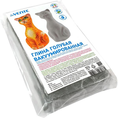 Фото Глина голубая для лепки 1кг вакуумированная deVENTE 8042003 от производителя, с доставкой по Хабаровску