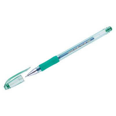 Фото Ручка гел 0,7 зеленая с грипом игольчатый узел CROWN Hi-Jell HJR-500RNB/245941 от производителя, с доставкой по Хабаровску