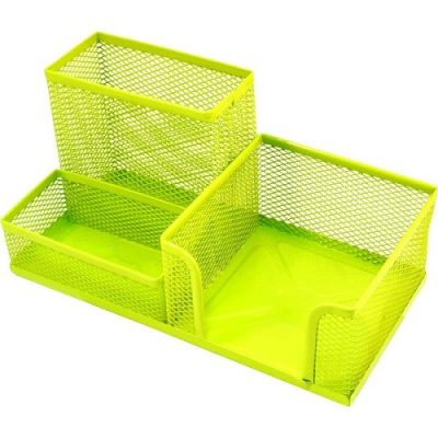 Фото Органайзер настольный пустой deVente металлический салатовый 4104912 от производителя, с доставкой по Хабаровску