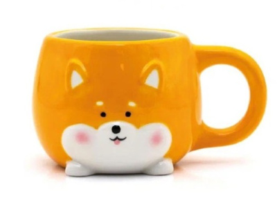 Кружка керамическая 450гр Corgi orange FC210350