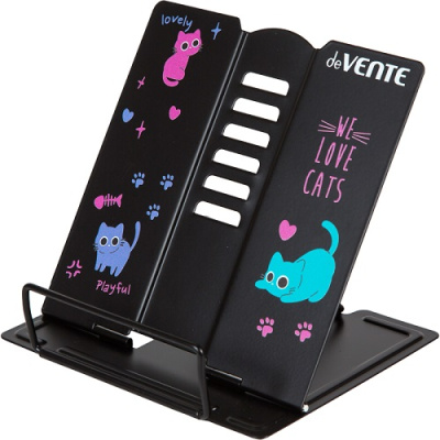Фото Подставка для книг школьная металлическая deVENTE Funny Cats 8063511 от производителя, с доставкой по Хабаровску