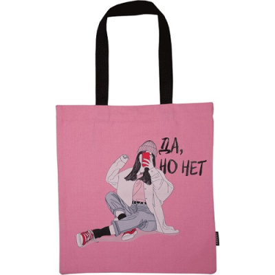 Фото Сумка-шоппер deVENTE Да, но нет 35х40см канвас 7046361 от производителя, с доставкой по Хабаровску