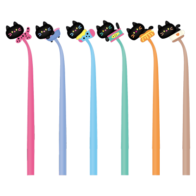 Фото Ручка шар 0,7 синяя deVENTE Black Cat 5073461 от производителя, с доставкой по Хабаровску