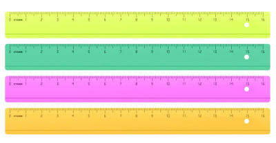 Фото Линейка 30см СТАММ флуоресцентная прозрачная 4цв ЛН32 от производителя, с доставкой по Хабаровску