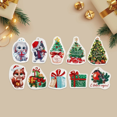 Фото Открытка-мини Новогодняя микс 9111443 от производителя, с доставкой по Хабаровску