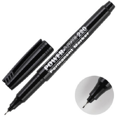 Фото Маркер перм 0,5-1мм черный круглый тонкий Line Plus 200(220)UF PER-200UF(без срока годн.) от производителя, с доставкой по Хабаровску