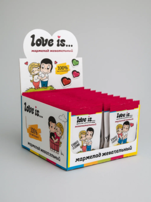 Жевательный мармелад Love is ЖуйМиксик Холодок-малина 70852