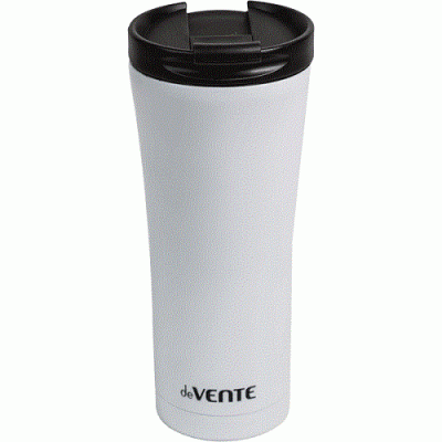 Термокружка 470мл deVENTE Elegant нерж сталь белый 8090312