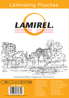 Фото Пленка для ламинирования  Lamirel А5, 100мкм, 100 шт., шт от производителя, с доставкой по Хабаровску