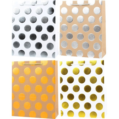Фото Пакет подарочный 18х23х8см deVENTE Polka dots 9041114 от производителя, с доставкой по Хабаровску