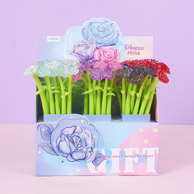 Фото Ручка шар 0,7 синяя deVENTE Crystal Rose ассорти 5073450 от производителя, с доставкой по Хабаровску