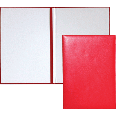 Фото Папка адресная А4 БЕЗ НАДПИСИ бумвинил красная 3078508/АП4-01-000 от производителя, с доставкой по Хабаровску