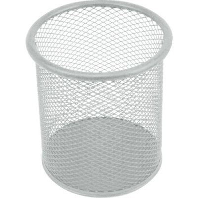 Фото Стакан для канц принадлежностей deVENTE круглый металл серый 4104016 от производителя, с доставкой по Хабаровску