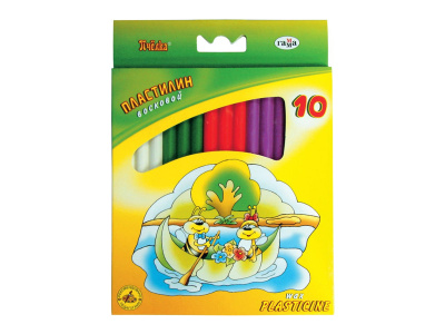 Фото Пластилин 10цв 123гр Гамма Пчелка 280031Н от производителя, с доставкой по Хабаровску