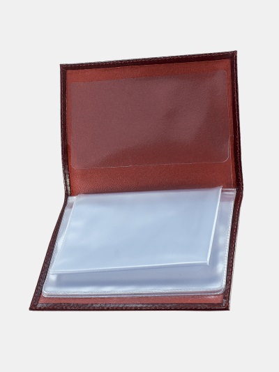 Фото Бумажник водителя кожа Bovio бордовый ОВД-202-1131 от производителя, с доставкой по Хабаровску