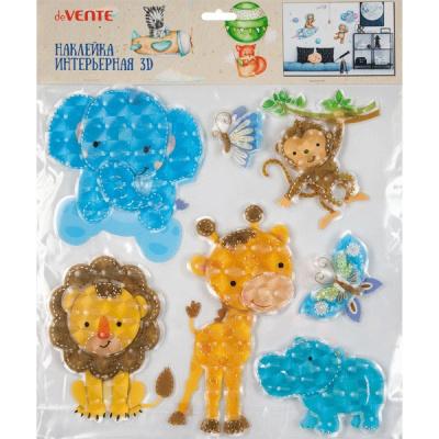 Фото Наклейки д/интерьера объемные deVENTE В Зоопарке 8002281 от производителя, с доставкой по Хабаровску