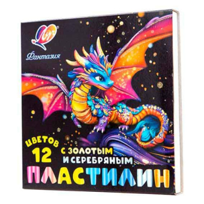 Фото Пластилин 12цв 230г Луч Фантазия со стеком 35С 2310-08 от производителя, с доставкой по Хабаровску