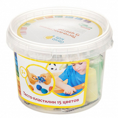 Фото Тесто для лепки Genio Kids-Art 15цв 20г TA1066V от производителя, с доставкой по Хабаровску