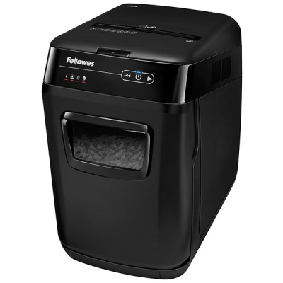 Фото Шредер Fellowes AutoMax 150C, автоподача, DIN P-4, 4х38мм, 150лст. авто, 8 ручн., 32 лтр., авторев,  от производителя, с доставкой по Хабаровску