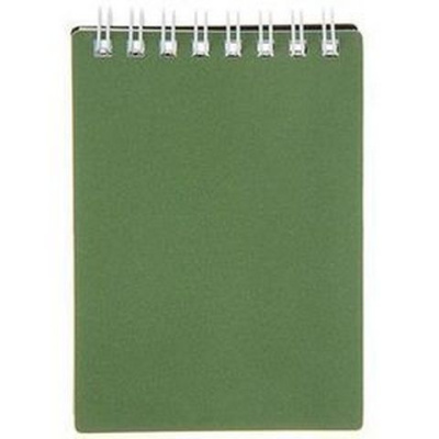 Фото Блокнот А6 80л клетка на гребне пластиковая обложка METALLIC темно-зеленый 80Б6В1гр_03412 от производителя, с доставкой по Хабаровску