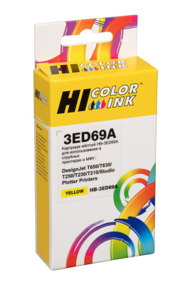 Картридж Hi-Black 712 (3ED69A) HP DesignJet T650/T630/T250/T230/T210/Studio Plotter Printers, Y