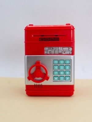 Фото Копилка-сейф пластиковая электронная Money box red 146-1507 от производителя, с доставкой по Хабаровску