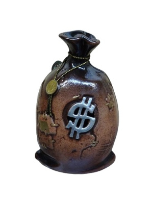 Фото Копилка Мешок малый 16,5см керамика ВА0006 от производителя, с доставкой по Хабаровску