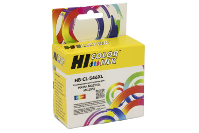 Картридж Hi-Black (HB-CL-546XL) для Canon PIXMA MG2550/MG2555, Color