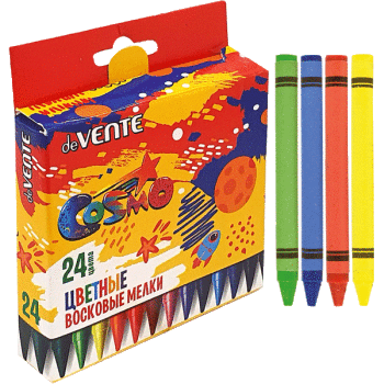 Фото Мелки восковые 24цв deVENTE Cosmo 8077816 от производителя, с доставкой по Хабаровску