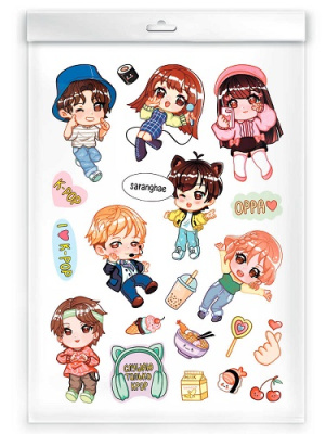 Фото Наклейки Стикеры для фанатов K-POP 65073 от производителя, с доставкой по Хабаровску