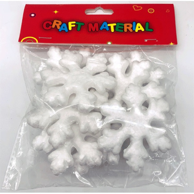 Фото Набор из пенополистирола deVENTE Снежинки 70x11мм 6шт 8003109 от производителя, с доставкой по Хабаровску