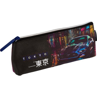 Фото Пенал deVENTE LabelTokyo Drift 21x8x3,5см треугольный иск кожа 7026507 от производителя, с доставкой по Хабаровску